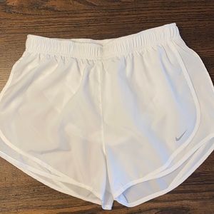 Nike white shorts